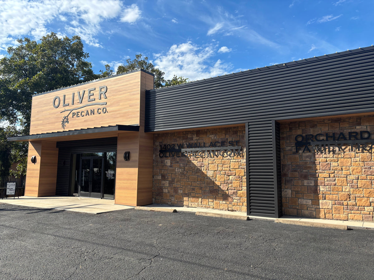 Visit Oliver Pecan Company: Three Great Destinations, One Texas Tradition