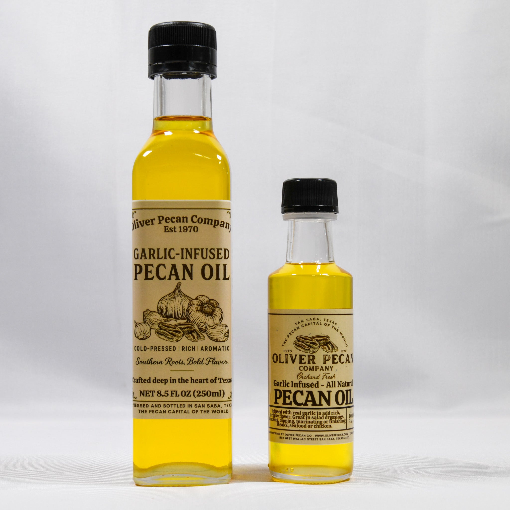 Garlic Infused Pecan Oil