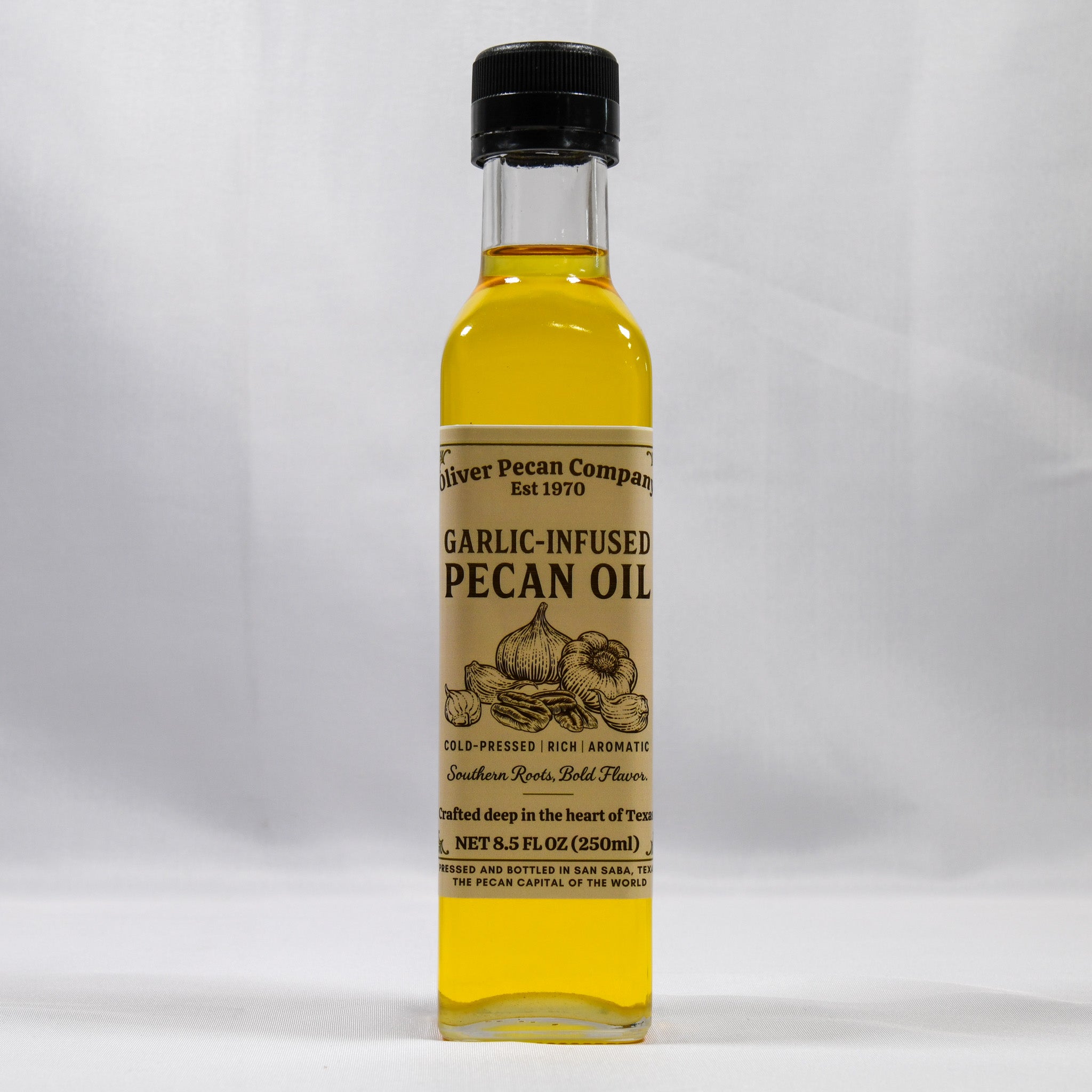 Garlic Infused Pecan Oil