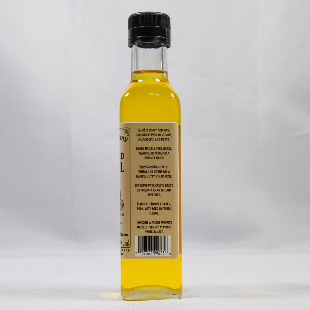 Garlic Infused Pecan Oil