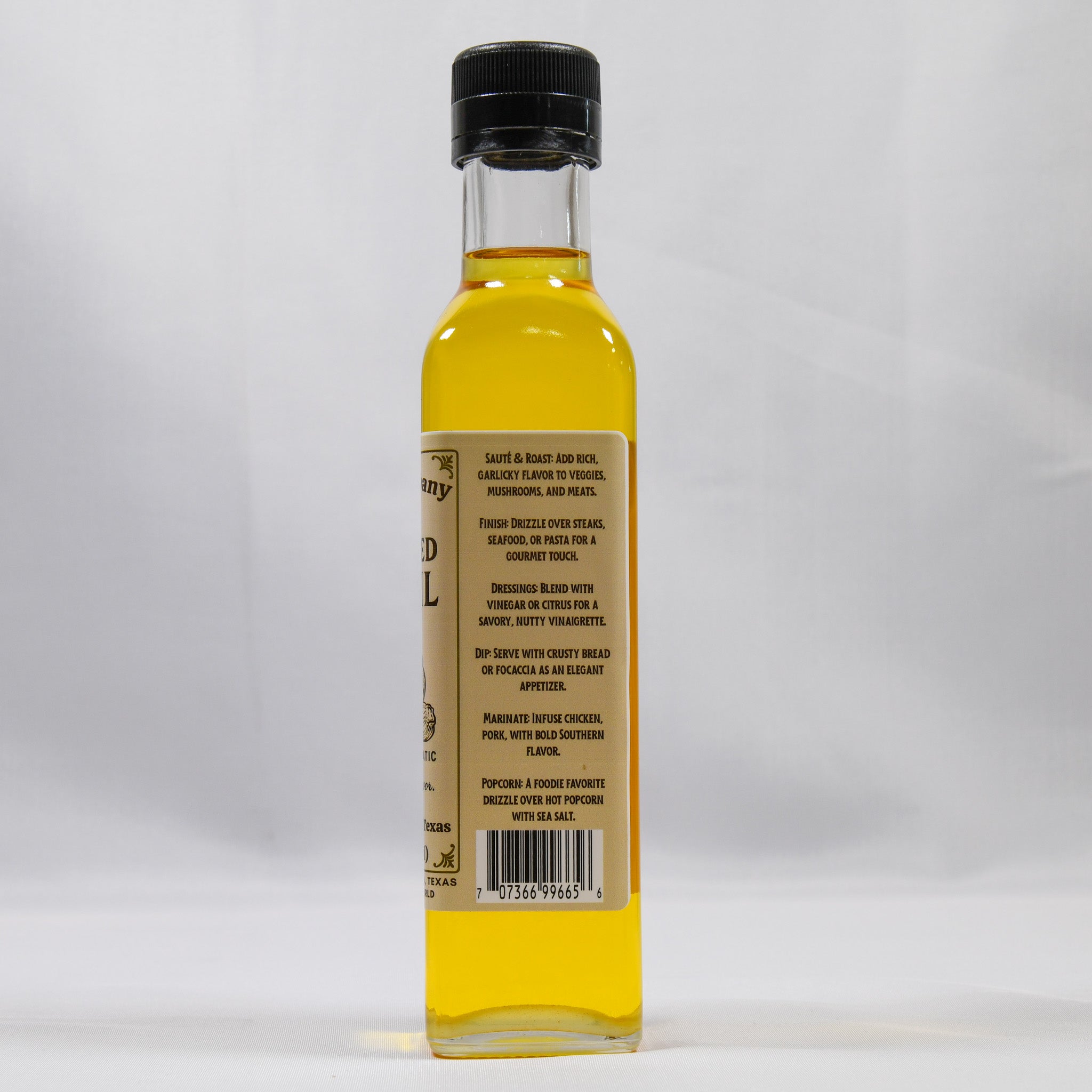 Garlic Infused Pecan Oil