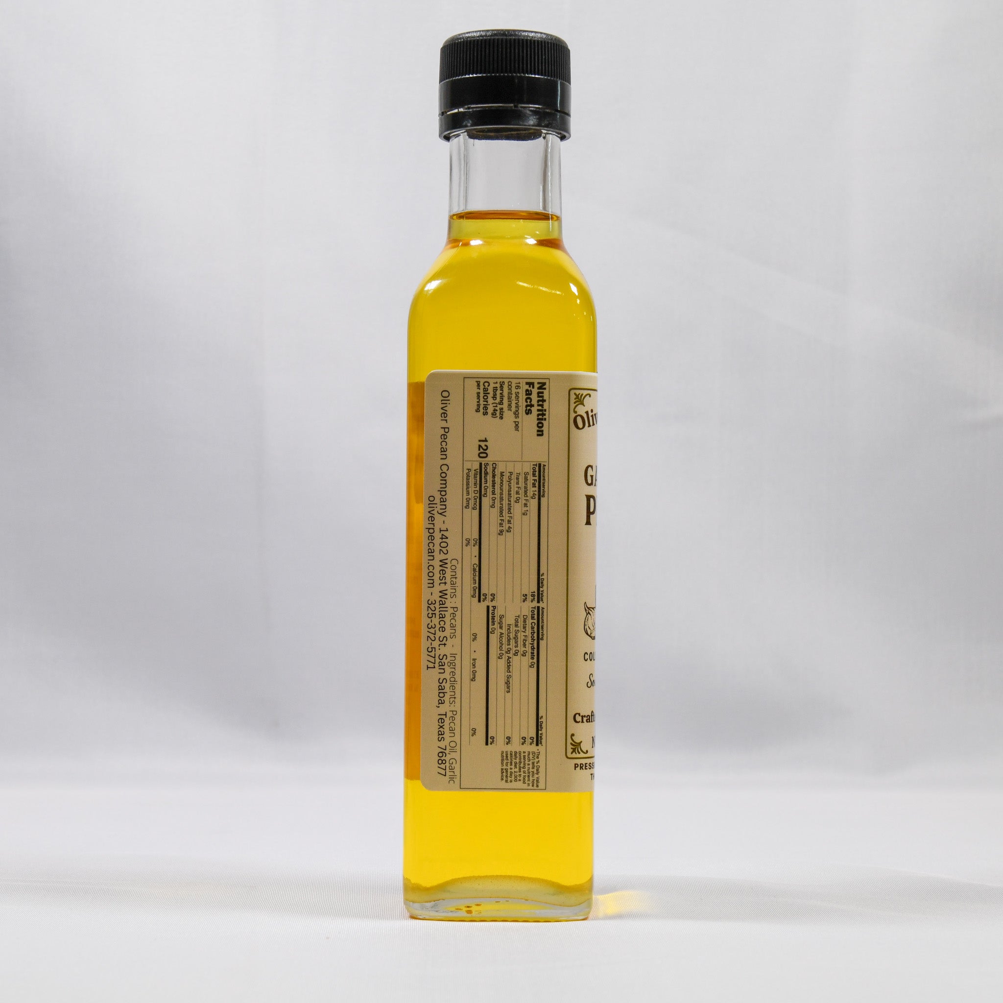 Garlic Infused Pecan Oil