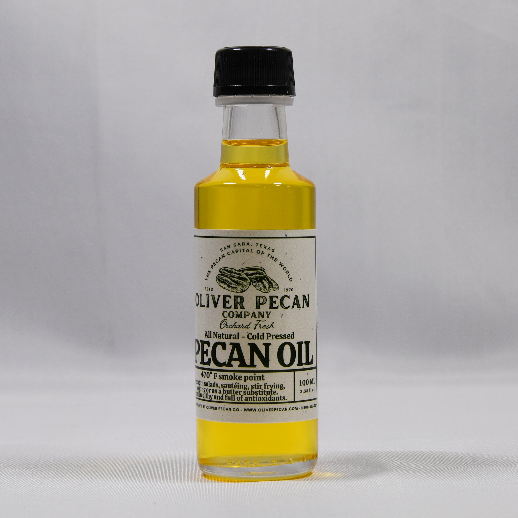 Cold Pressed Pecan Oil