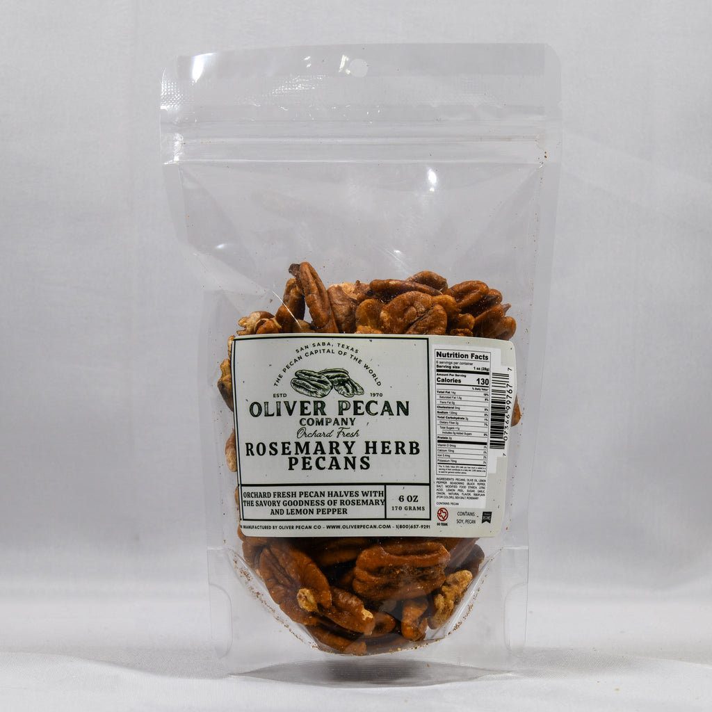 Rosemary Lemon Pepper Pecans