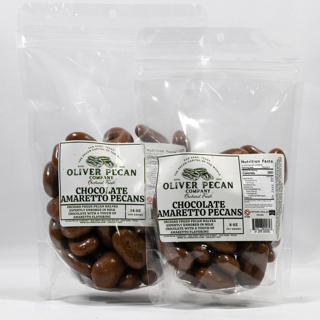 Chocolate Amaretto Pecans