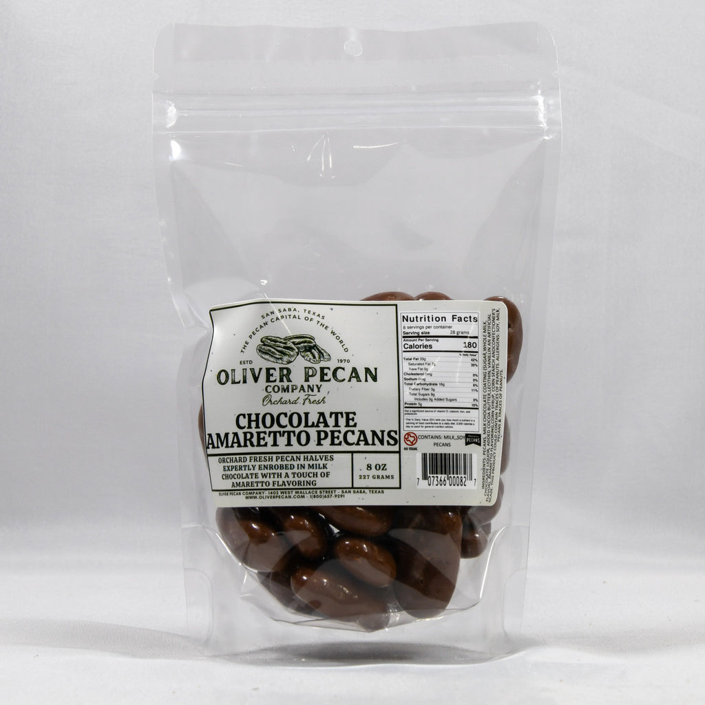 Chocolate Amaretto Pecans