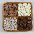Chocolate Pecan Wicker Gift Basket