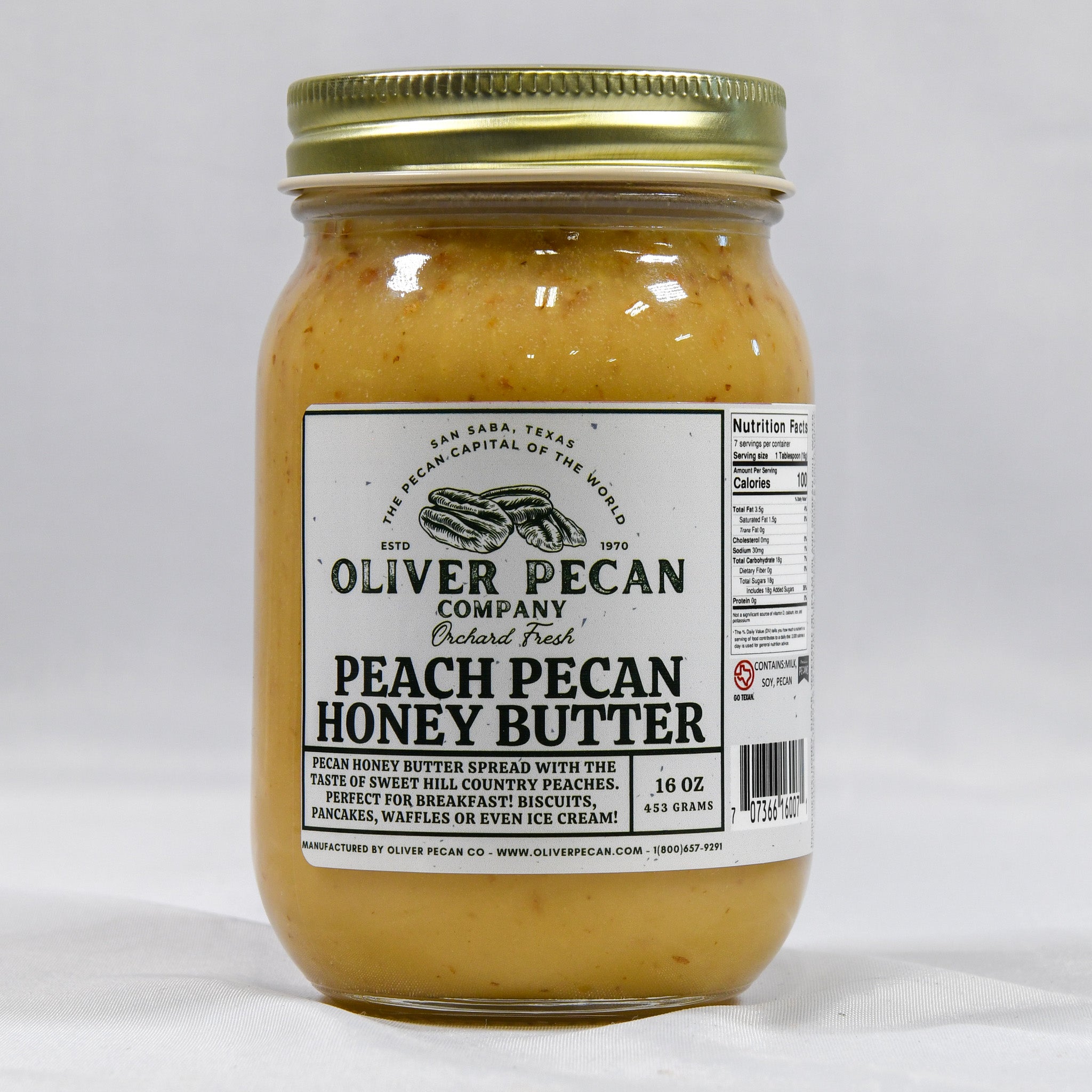 Peach Pecan Honey Butter