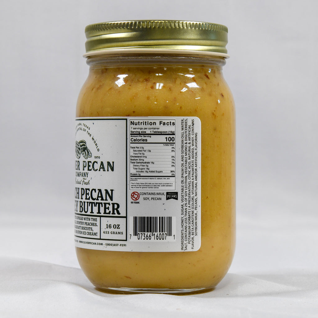 Peach Pecan Honey Butter