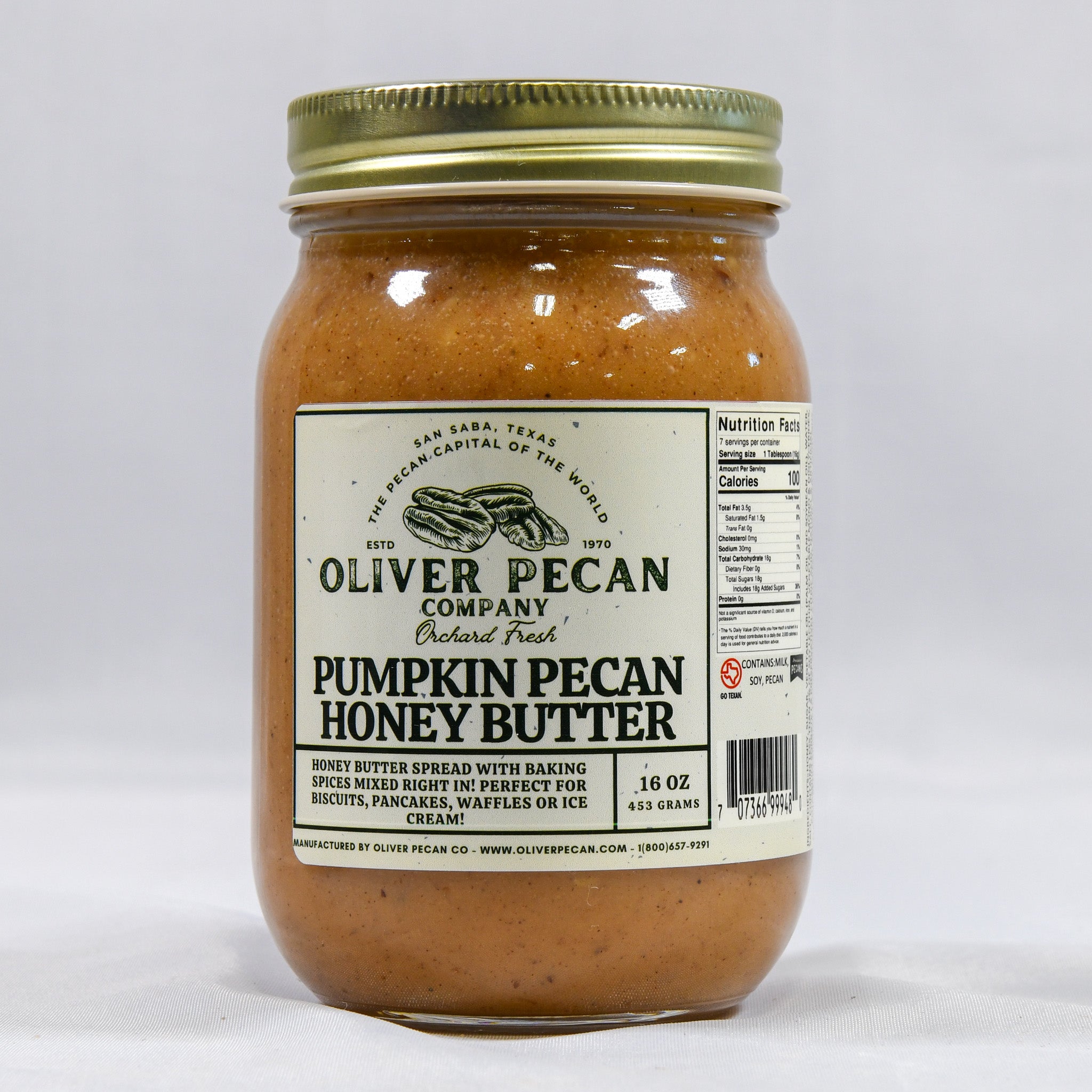 Pumpkin Pecan Honey Butter