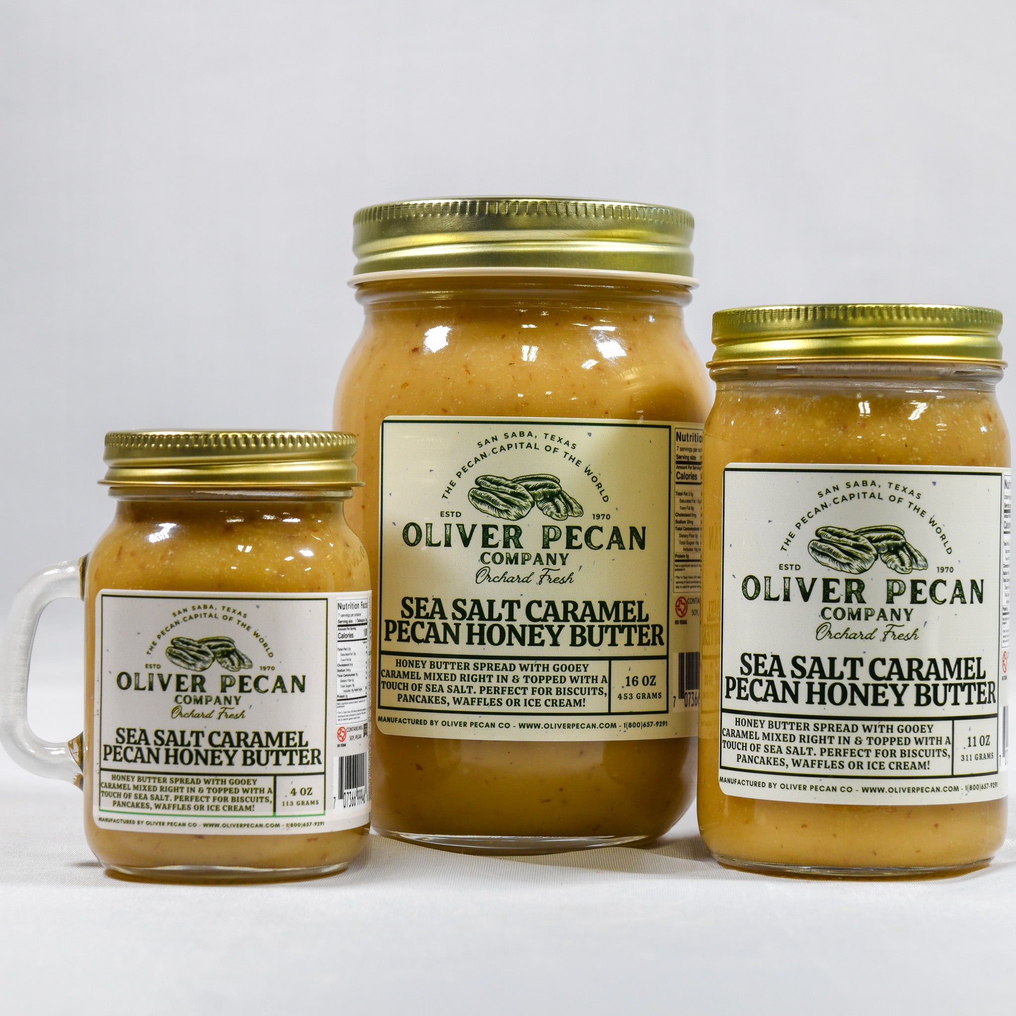 Sea Salt Caramel Pecan Honey Butter