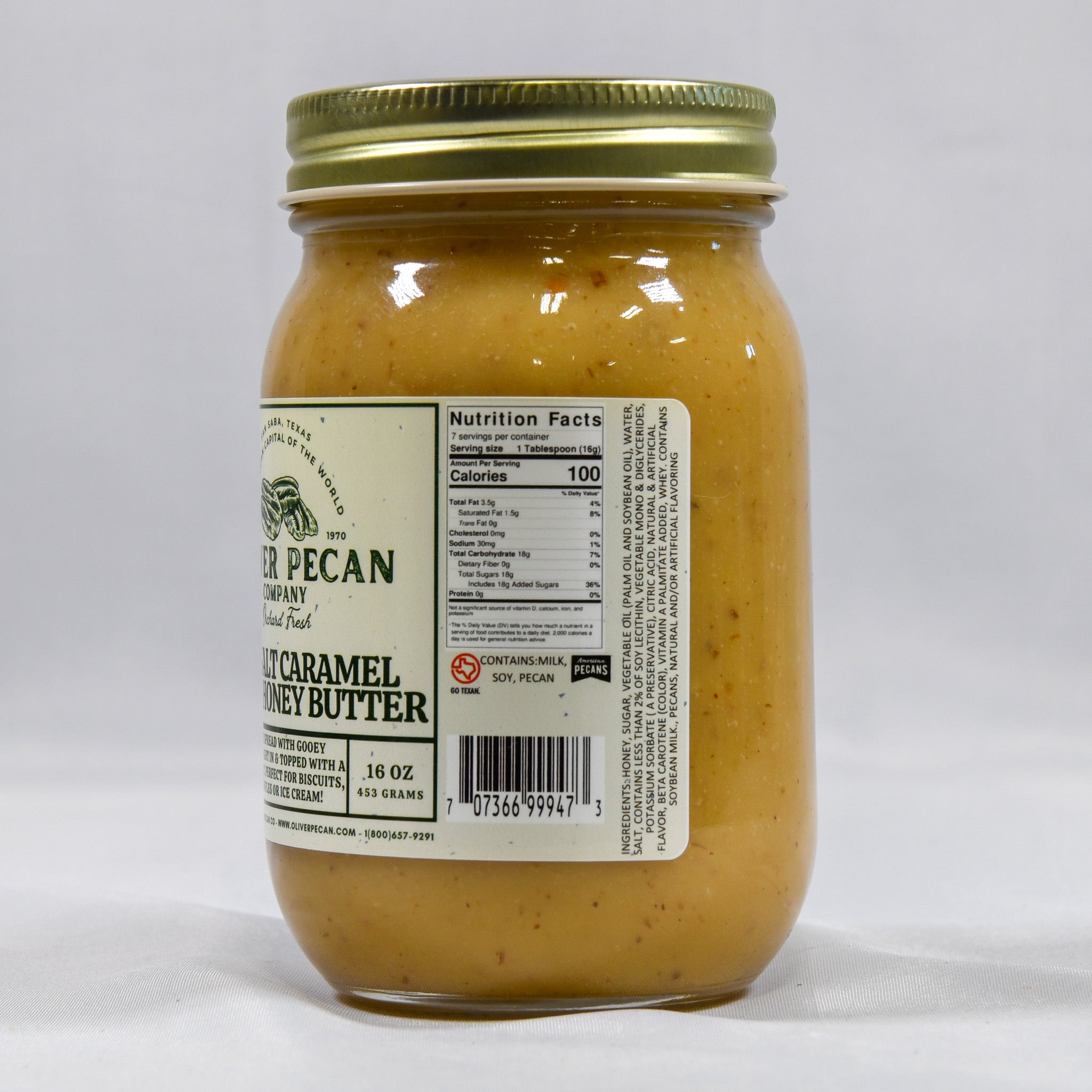 Sea Salt Caramel Pecan Honey Butter