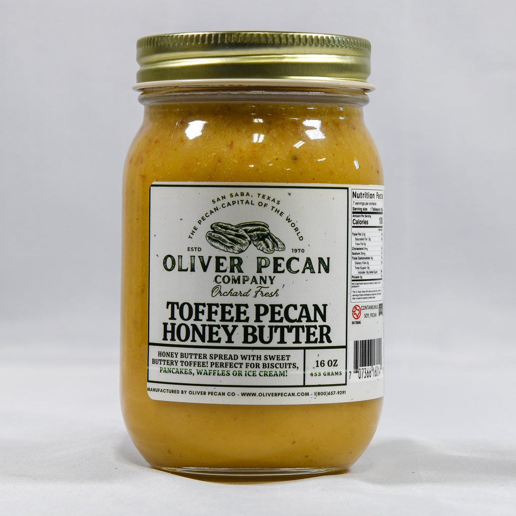 Toffee Pecan Honey Butter