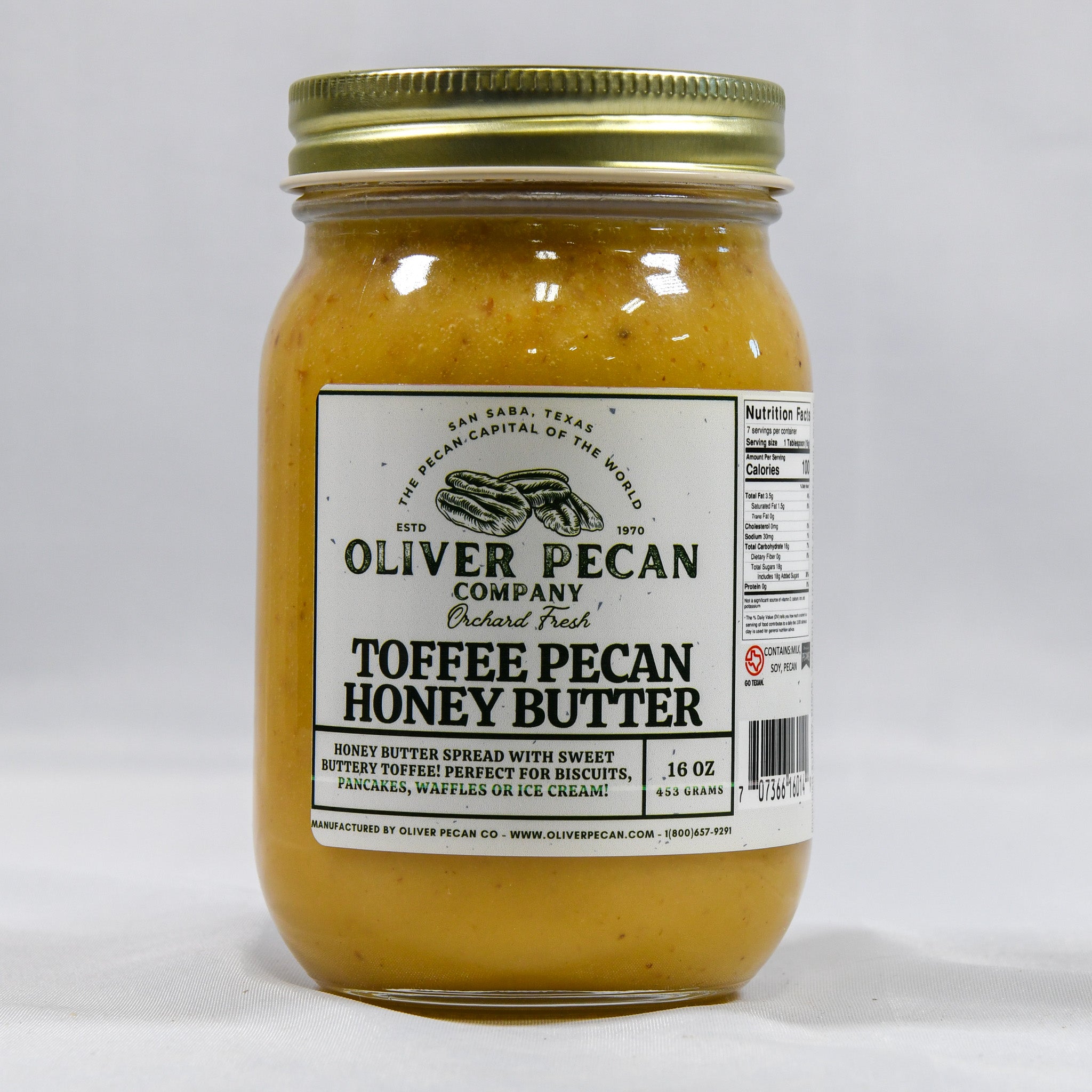 Toffee Pecan Honey Butter