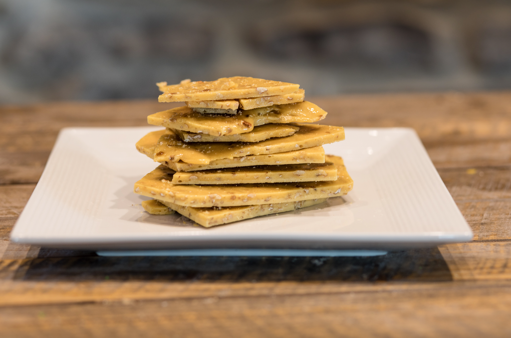 Pecan Beer Brittle