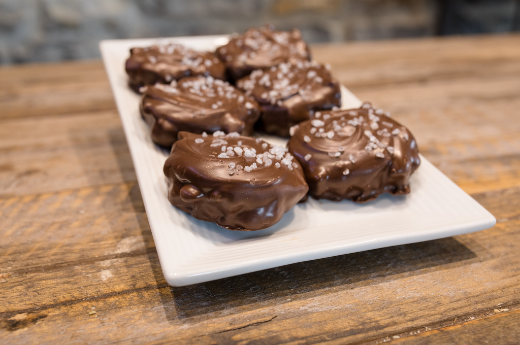 Dark Chocolate Sea Salt Pecan Armadillos